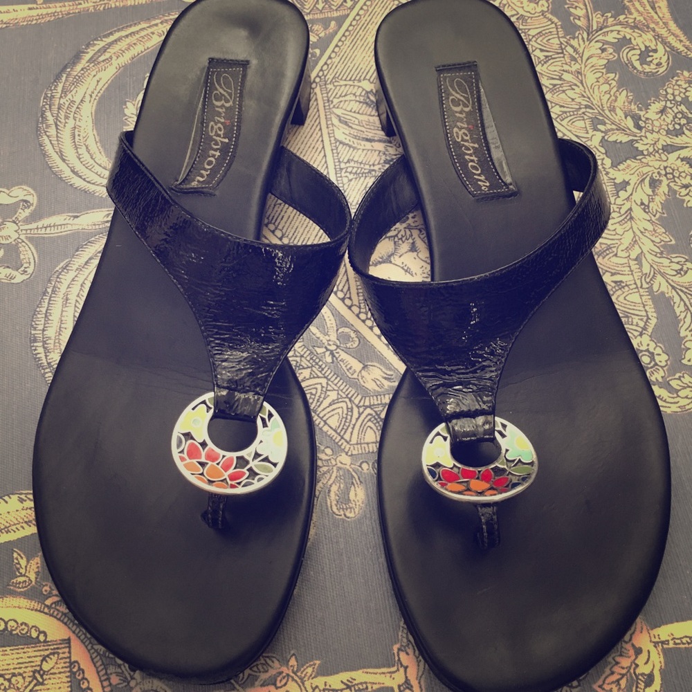 Black Casual Brighton Sandals
